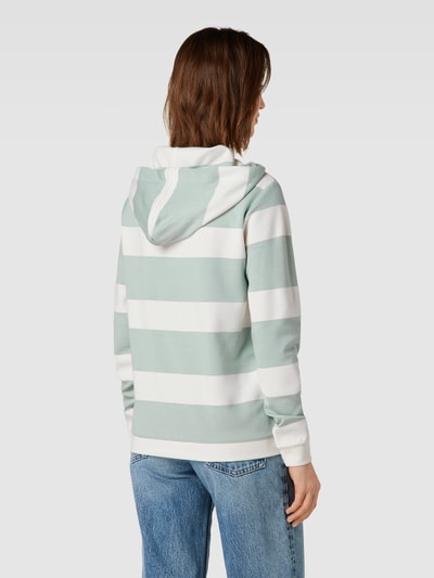 comma Casual Identity Hoodie met blokstrepen Groen - 5