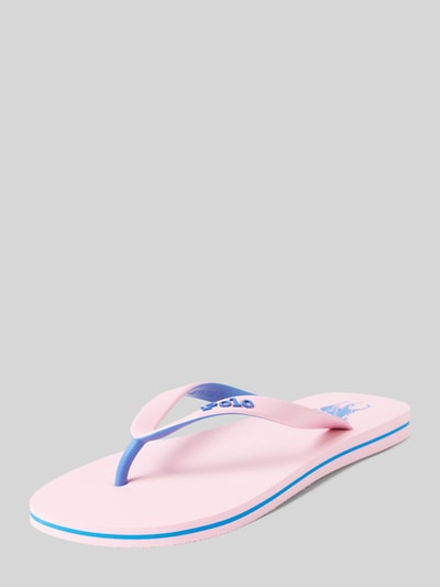 Polo Ralph Lauren Teenslippers in two-tone-stijl Rosé - 1