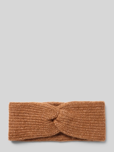 Christian Berg Woman Stirnband mit Knoten-Detail Cognac 1