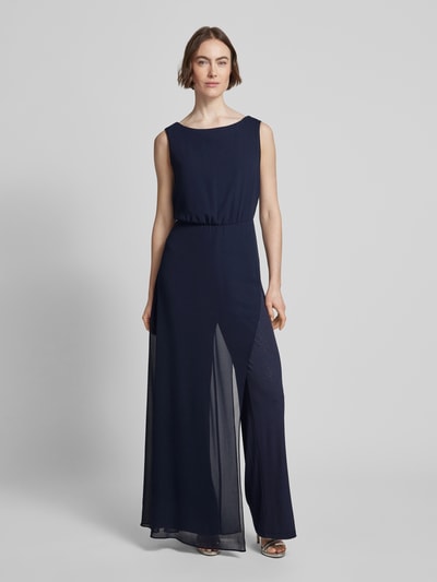 Vera Mont Abendkleid mit U-Boot-Ausschnitt Marine 4