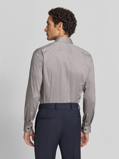 OLYMP No. Six Super Slim Fit Businesshemd aus Baumwoll-Mix Sand 5