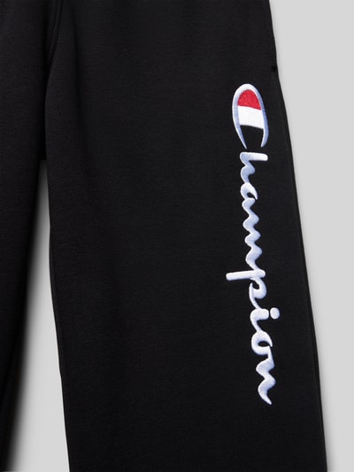 CHAMPION Sweatpants met logostitching Zwart - 2