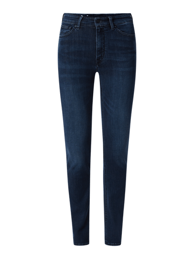 KINGS OF INDIGO Super Slim Fit High Rise Jeans mit Stretch-Anteil Modell 'Juno' Blau 1