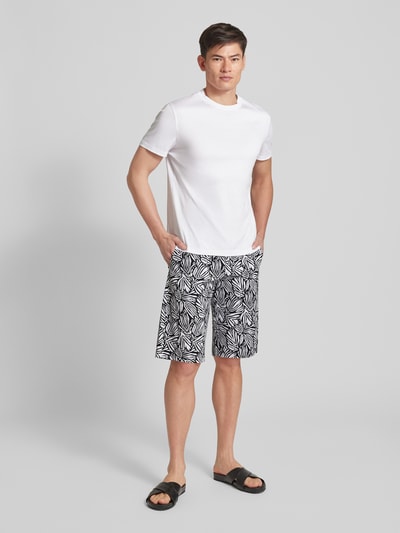 Karl Lagerfeld Shorts mit Allover-Muster Black 1