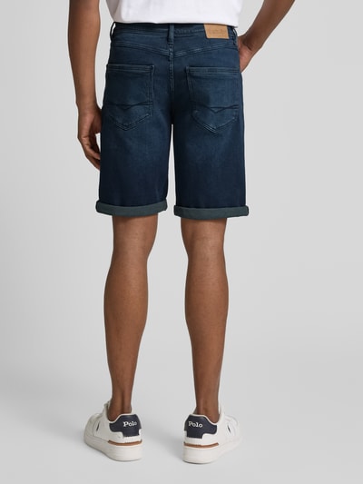 Christian Berg Men Bermuda met 5-pocketmodel Rookblauw - 5