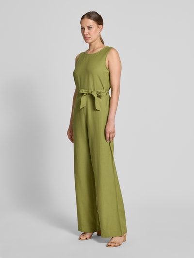 VILA Jumpsuit aus Viskose-Baumwoll-Mix mit Leinen-Anteil Schilf 1