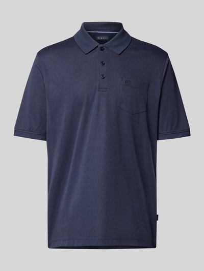 bugatti Poloshirt mit Brusttasche Marine 2