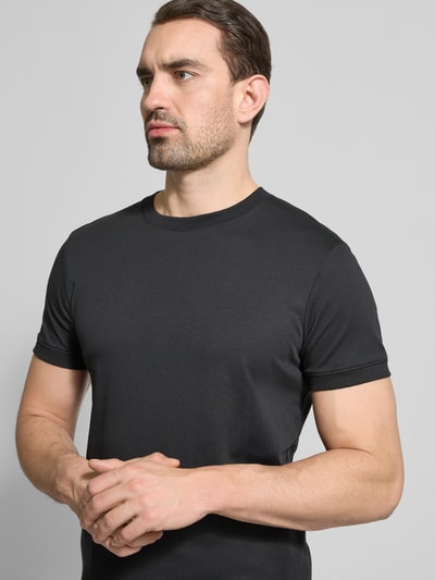 RAGMAN t-shirt z okrągłym dekoltem Czarny 3