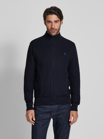 Polo Ralph Lauren Strickjacke mit Reißverschluss Marine 4