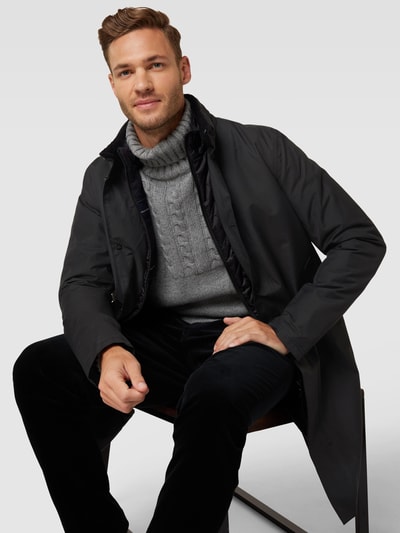 Barbour Jacke mit Stehkragen Modell 'Kentwood' Black 3