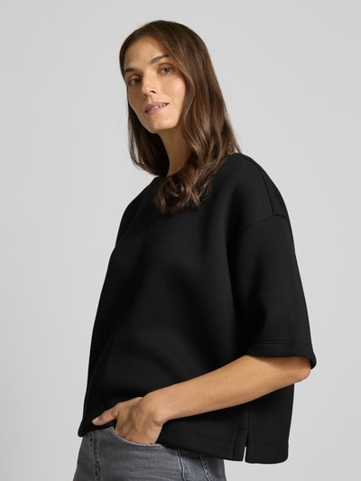 OPUS Sweatshirt mit Rundhalsausschnitt Modell 'Ginama' Black 3