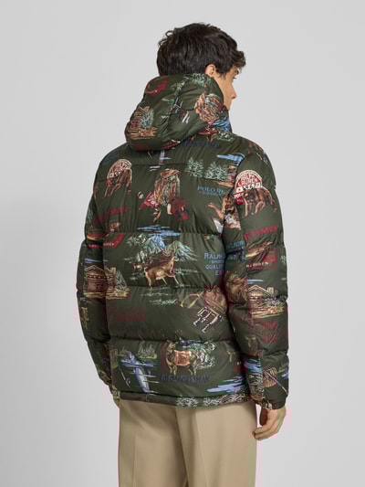 Polo Ralph Lauren Gewatteerd jack met capuchon Donkergroen - 5