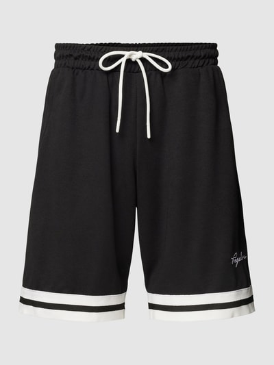 Pegador Sweatshorts mit Label-Stitching Modell 'Adastra' Black 2