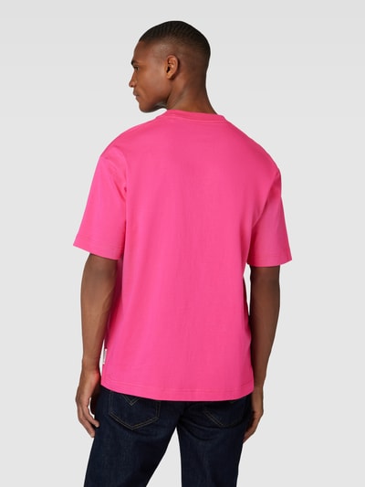 Marc O'Polo Relaxed Fit T-Shirt aus Baumwolle mit Rundhalsausschnitt Pink 5