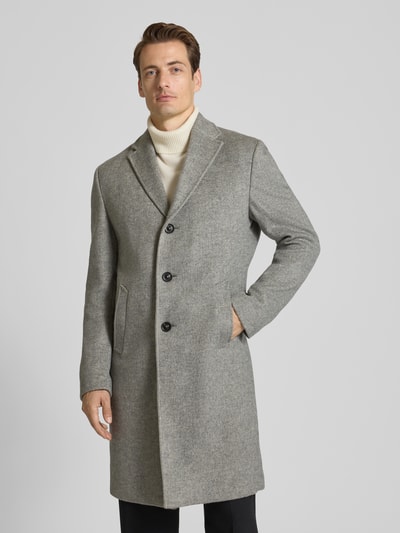 CG - Club of Gents Lange jas met steekzakken, model 'MANFRED' Antraciet - 4