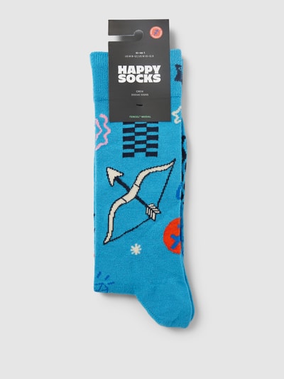 Happy Socks Skarpety ze wzorem na całej powierzchni model ‘Sagittarius’ Fioletowy 3