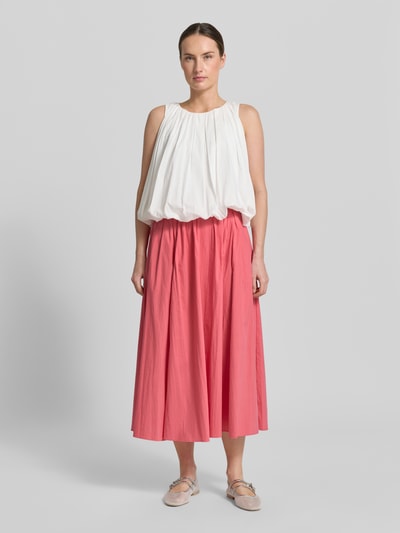 ROBE LÉGÈRE Midirok met plooien Felroze - 1
