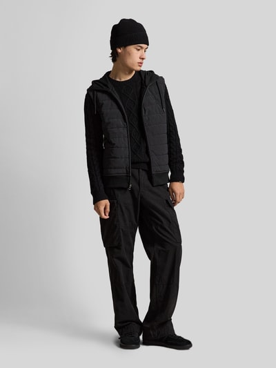 Polo Ralph Lauren Sweatjack met gewatteerd voorpand Zwart - 1