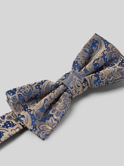 MONTI Zijden strik met paisleymotief, model 'Flavio' Beige - 2