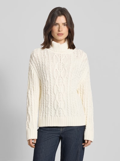s.Oliver RED LABEL regular fit coltrui van katoenmix Offwhite - 4