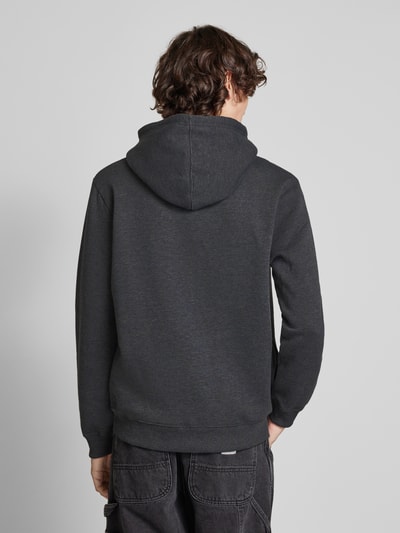 Pepe Jeans Hoodie met labelstitching, model 'New Nouvel' Donkergrijs - 5