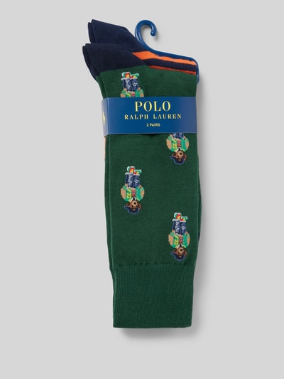 Polo Ralph Lauren Underwear Socken mit Label-Print im 2er-Pack Gruen 3