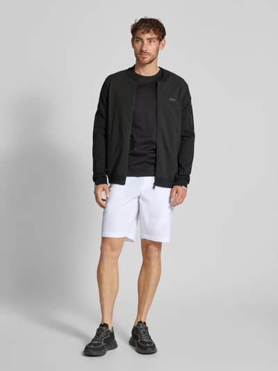 BOSS Green Korte broek met achterzak, model 'Speedflex' Wit - 1