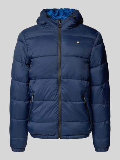 Blend Gewatteerd jack met ritszakken Koningsblauw - 2