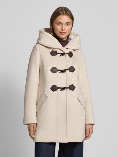 s.Oliver RED LABEL Slim Fit Dufflecoat mit Woll-Anteil  Beige Melange 4