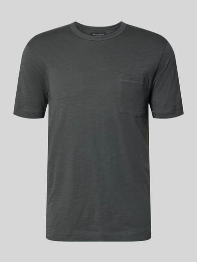 Marc O'Polo Regular Fit T-Shirt aus reiner Baumwolle Oliv 2