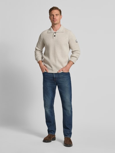 MAERZ Muenchen Gebreide pullover met labeldetail Offwhite - 1