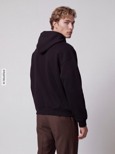 ONLY & SONS Sweatjacke mit Zweiwege Reißverschluss Black 5