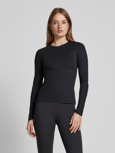 AIMN Longsleeve mit Rundhalsausschnitt Modell 'Sense' Black 4