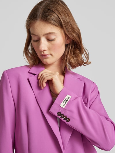 Colourful Rebel Blazer mit Paspeltaschen Modell 'Mimmi' Fuchsia 3