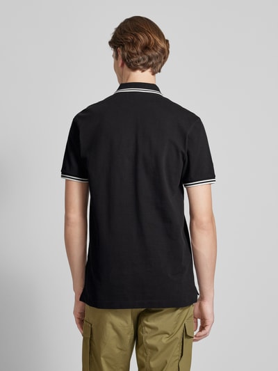 G-Star Raw Slim Fit Poloshirt mit verlängerter Rückseite Modell 'Dunda' Black 5