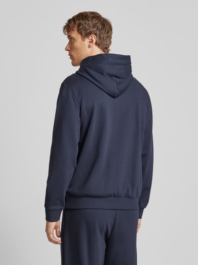 EA7 Emporio Armani Hoodie met labelprint Marineblauw - 5