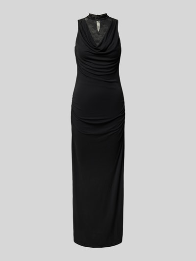 VERO MODA Maxikleid mit Spitzenrückenausschnitt Black 1