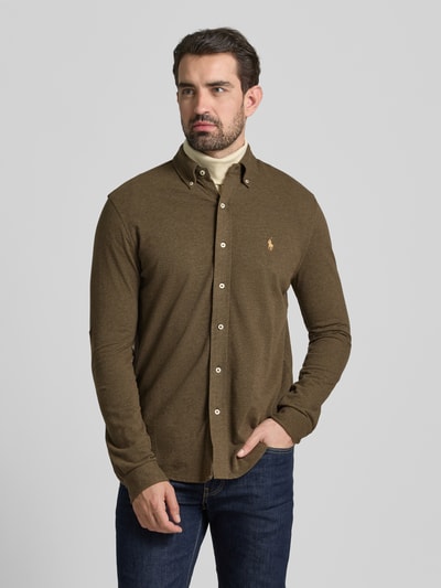 Polo Ralph Lauren Koszula casualowa z listwą guzikową Oliwkowy 4