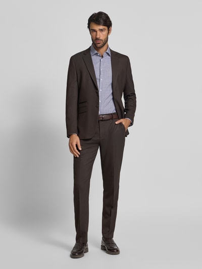 SEIDENSTICKER Slim fit zakelijk overhemd met knoopsluiting Marineblauw - 1