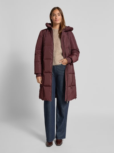 MOS MOSH Daunenmantel mit Kapuze Modell 'Nova' Bordeaux 1