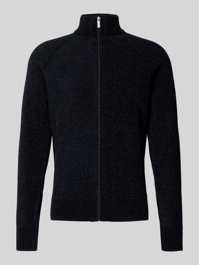 JAKE*S STUDIO MEN Gebreid vest met opstaande kraag Zwart - 2