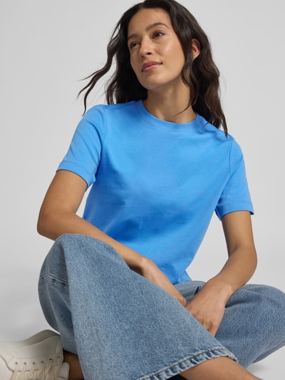 s.Oliver RED LABEL Regular fit T-shirt van puur katoen Blauw - 3