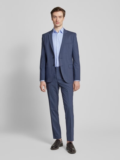 Jake*s Koszula biznesowa o kroju slim fit z kołnierzykiem typu kent Błękitny 1