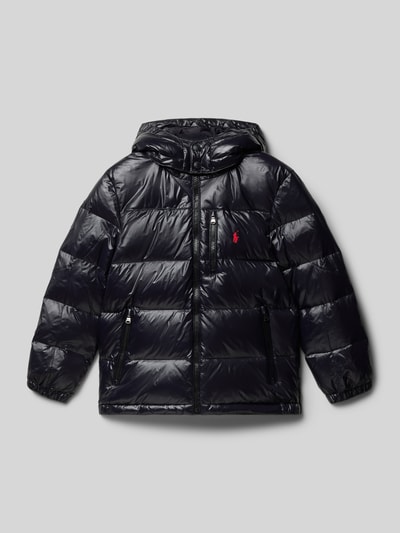Polo Ralph Lauren Teens Kurtka puchowa z wyhaftowanym logo Czarny 1