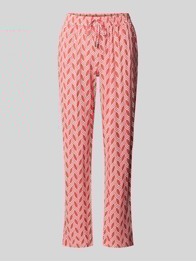 ZABAIONE Stoffhose mit elastischem Bund Apricot 2