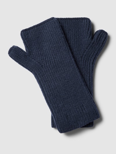 Jake*s Casual Handschuhe mit offener Vorderseite Dunkelblau 1