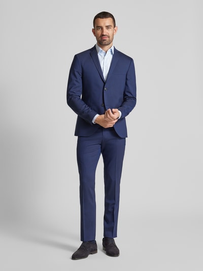 CK Calvin Klein Slim Fit Business-Hemd mit Knopfleiste Modell 'Bari' Bleu 1