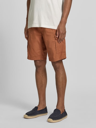 Petrol Regular Fit Bermudas mit Cargo-Taschen Orange 4