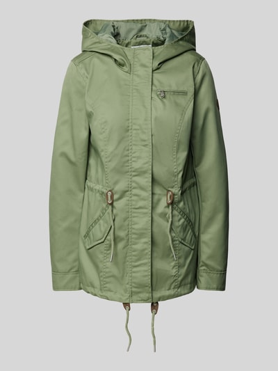 Only Regular fit parka met katoen, model 'LORCA' Rietgroen - 2