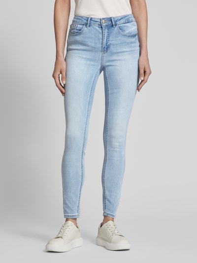 Vero Moda Skinny Fit Jeans aus Baumwoll-Mix Modell 'FLASH' Jeansblau 4